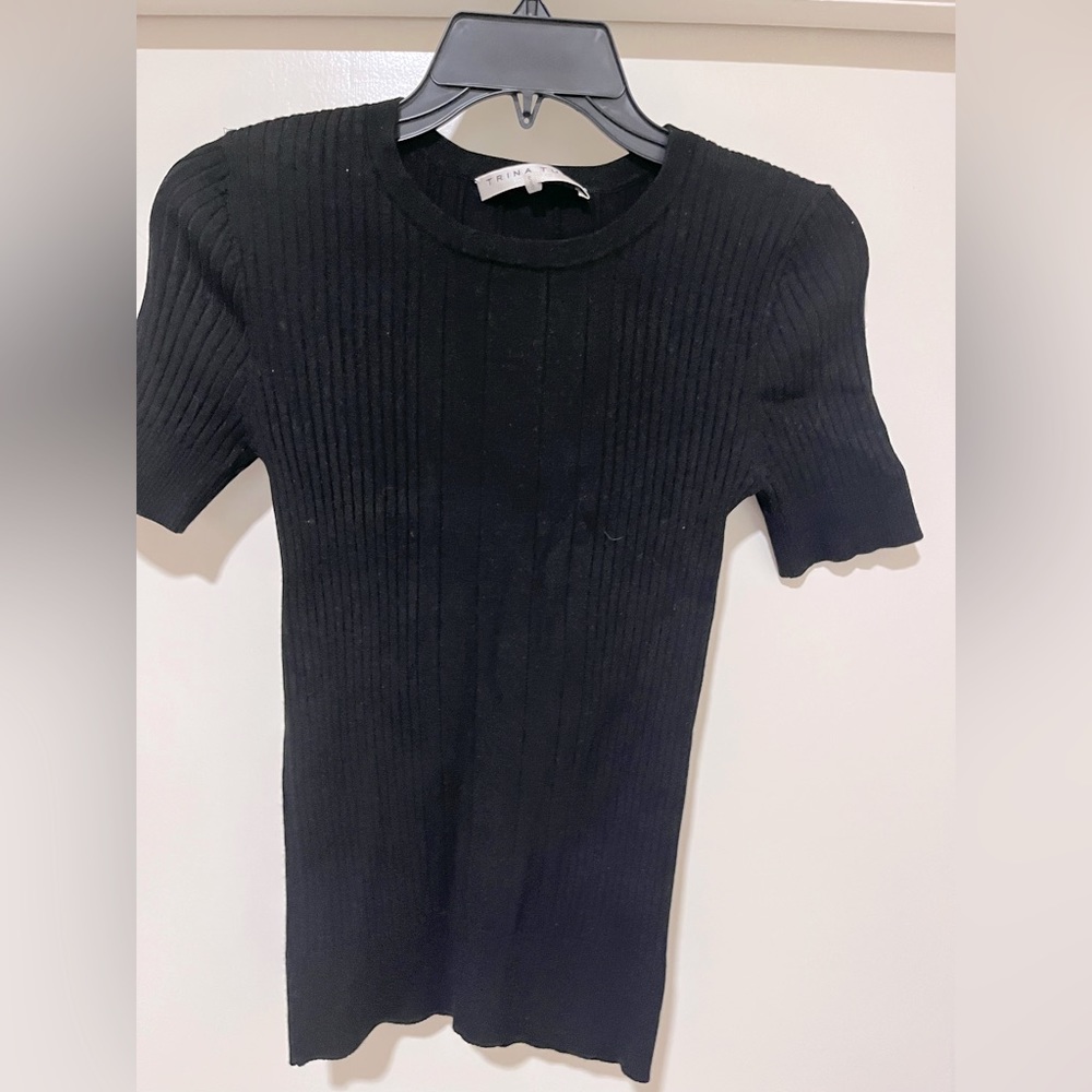 Trina Turk black tunic